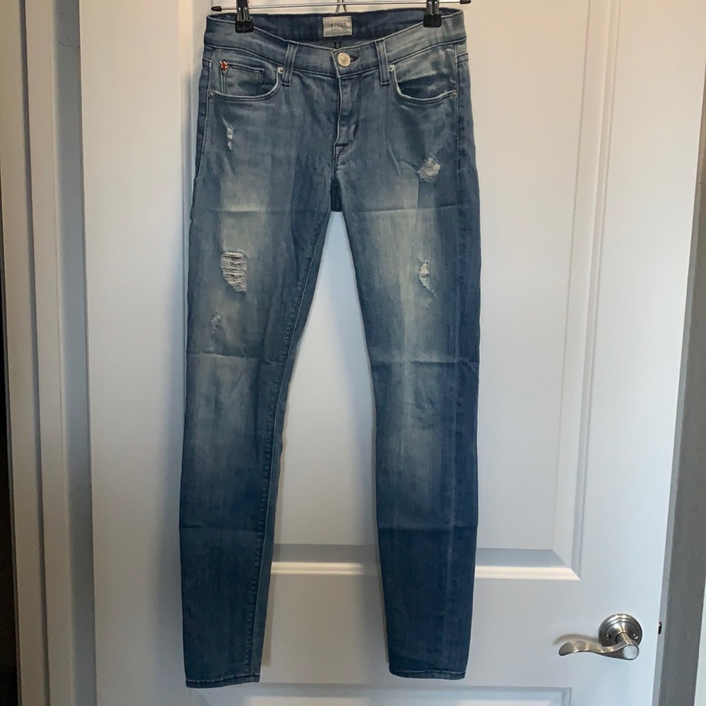 Hudson low rise skinny jeans - size 25